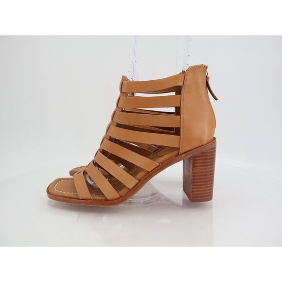 Sofft Stratford Sandals Brown Leather Block Heel Gladiator Strappy Size 9.5 M - Picture 5 of 13